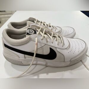 Nike Court Air Zoom Lite 3 Mens 10.5 Tennis Shoe White